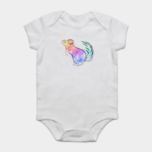 Rainbow Chinchilla Baby Bodysuit